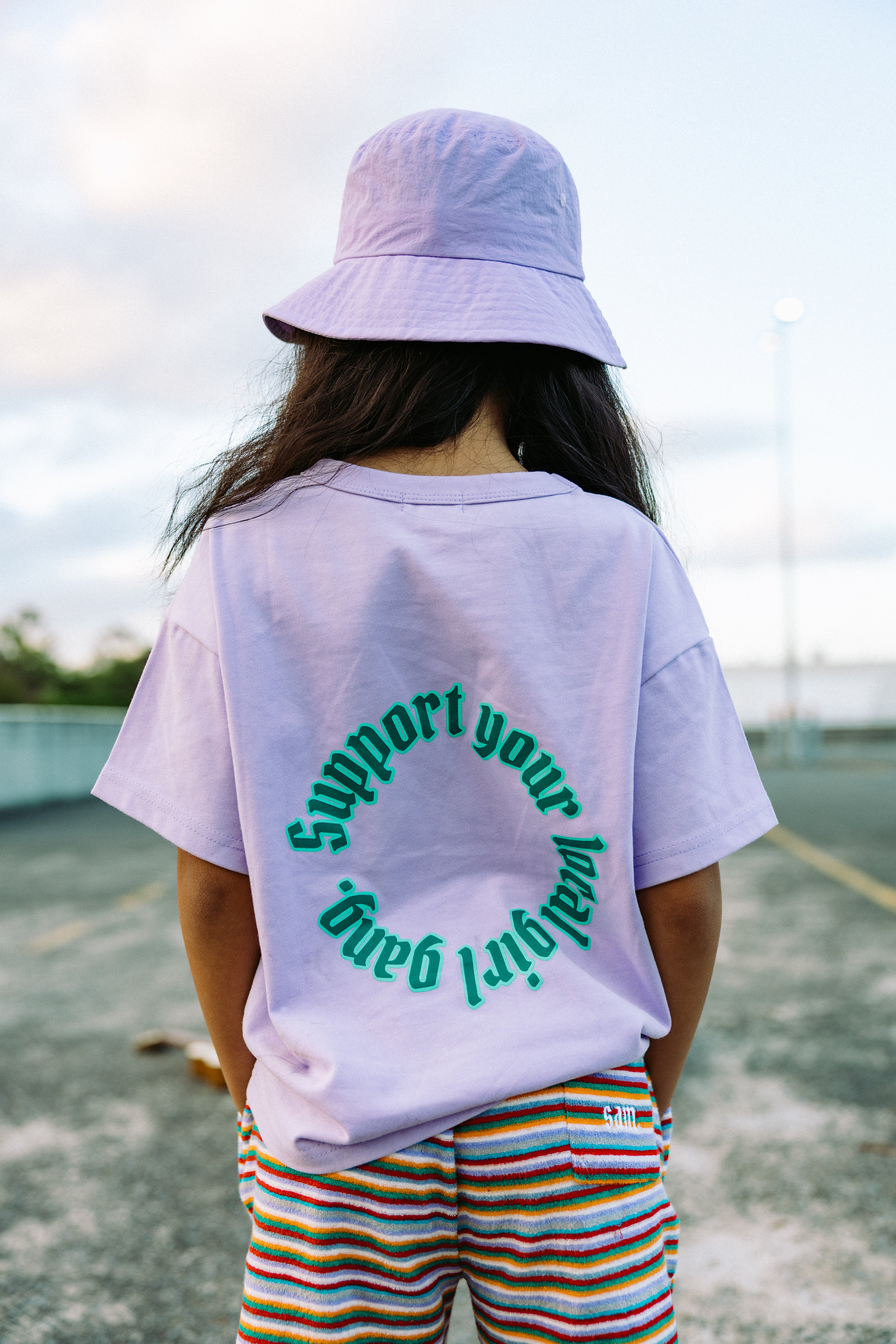 Support Your Local Girl Gang Tee – Lilac